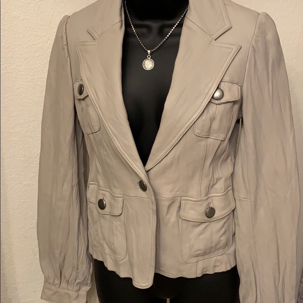 Leather jacket